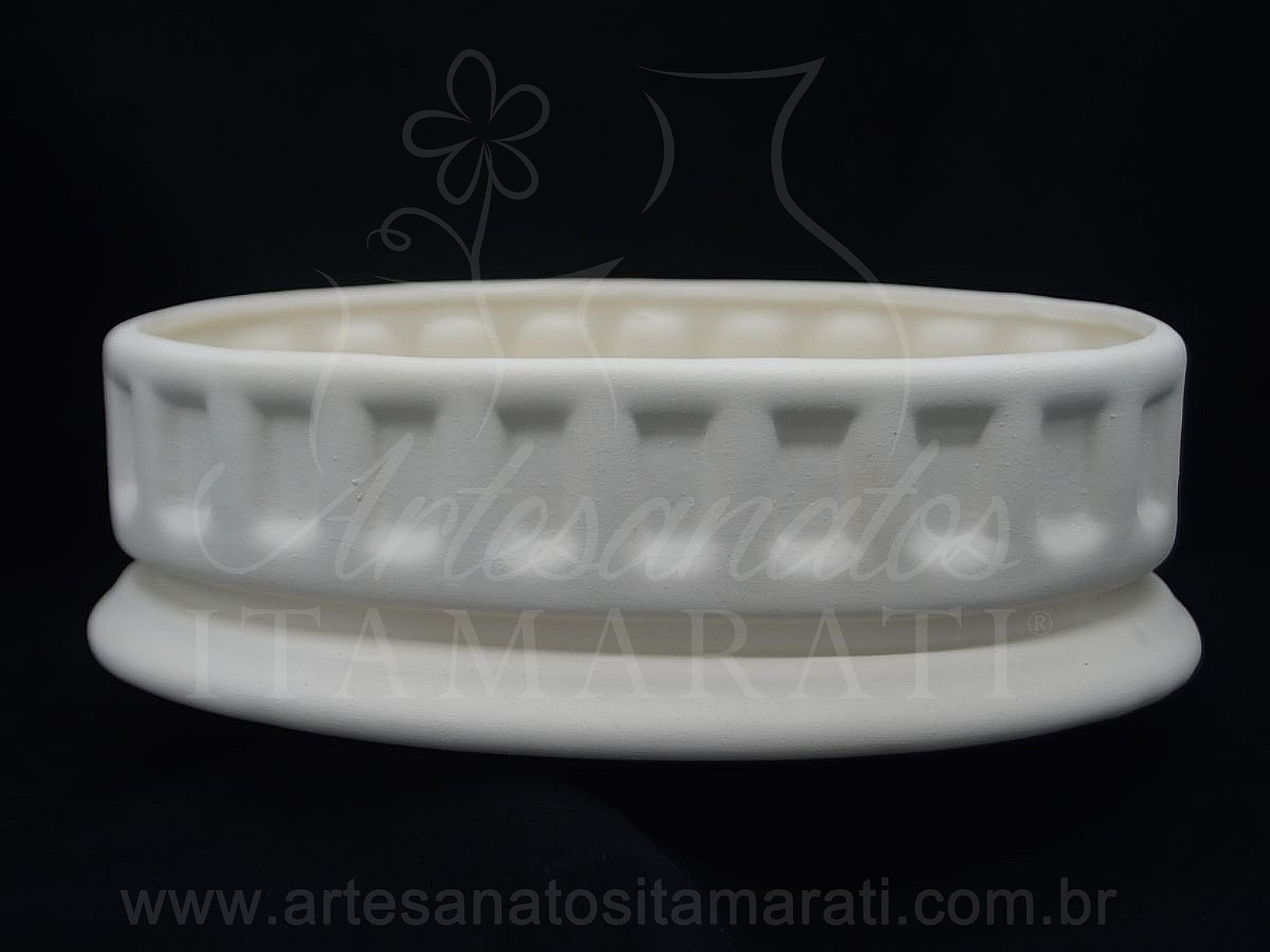 Cachepô Coluna Oval GG